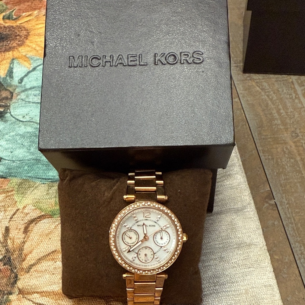 Michael Kors Rose Gold Chronograph Watch